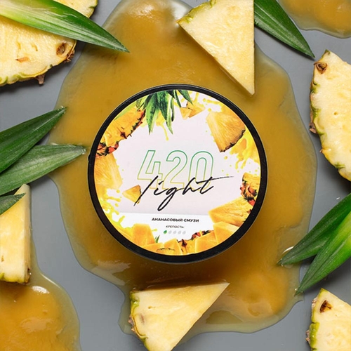 Табак для кальяна 420 Light 100g (Ананасовый Смузи)