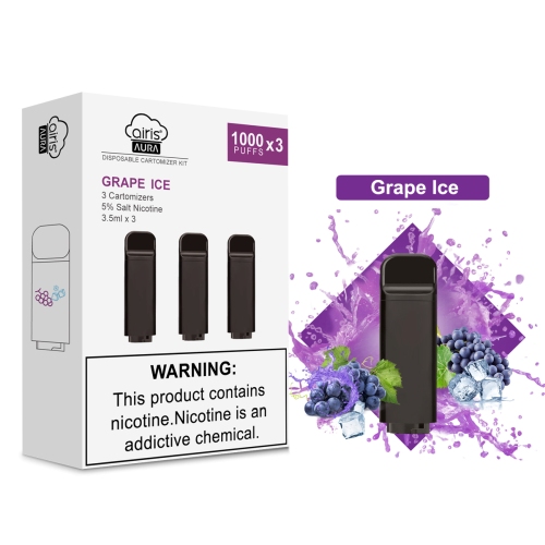 Картомайзер Airis Aura 50 mg 3,5 ml 1000 Puffs 1шт