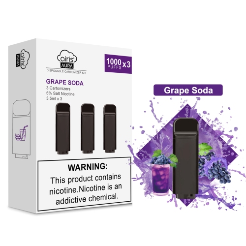 Картомайзер Airis Aura 50 mg 3,5 ml 1000 Puffs 1шт