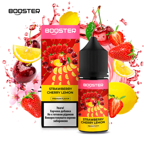 Набір Booster Salt 30мл (Strawberry Cherry Lemon)