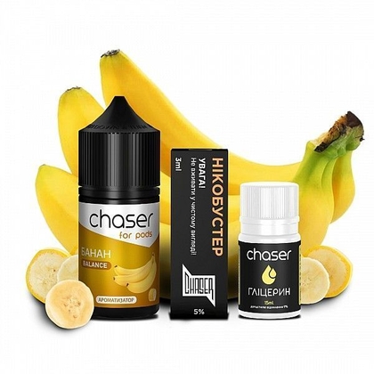 Набір Chaser For Pods Salt 30мл (Banana)