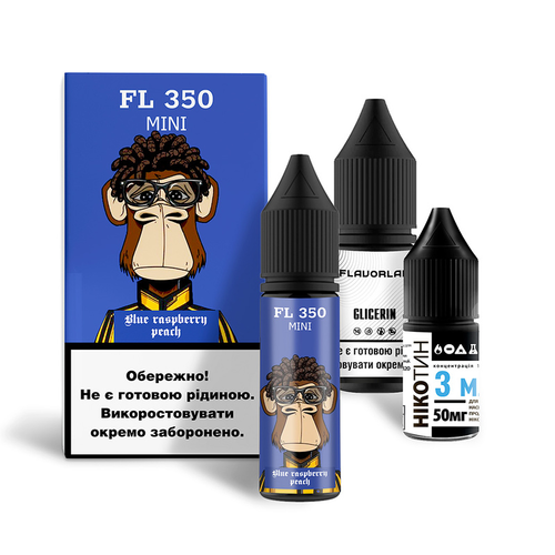 Набор FL 350 Mini Salt 15мл (Blue Raspberry Peach)
