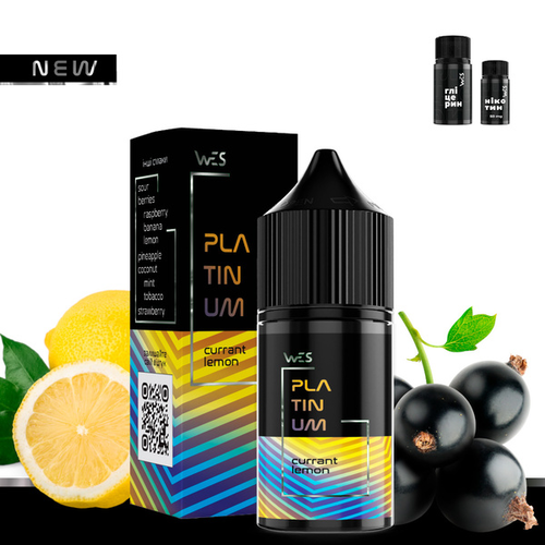 Набір WES Platinum Salt 30мл (Currant Lemon)
