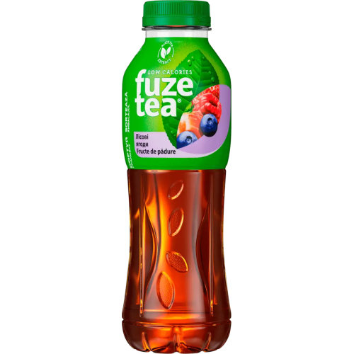 Чай холодний FuzeTea чорний зі смаком лісових ягід 0.5 л