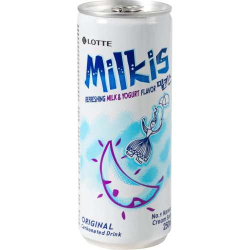 Напиток сильногазированный Milkis LOTTE 250мл