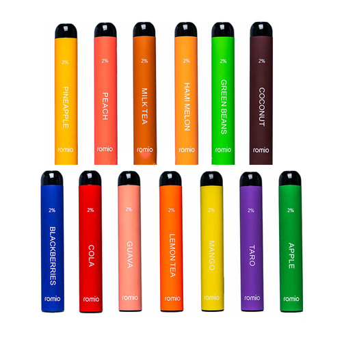 Одноразовая электронная сигарета Romio Plus 20mg/2% 450 Puffs