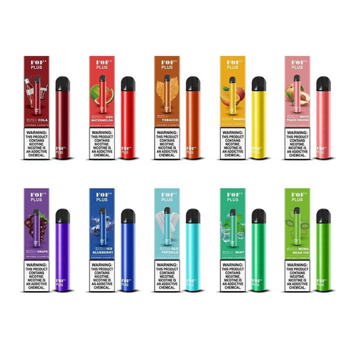 Одноразовая электронная сигарета FoF Plus 600 Puffs