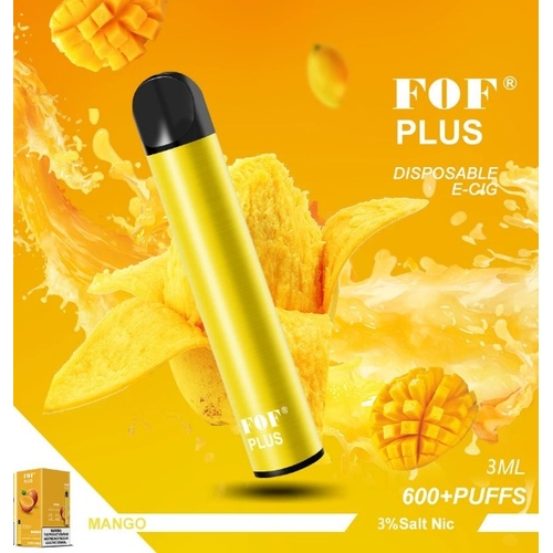 Одноразовая электронная сигарета FoF Plus 600 Puffs