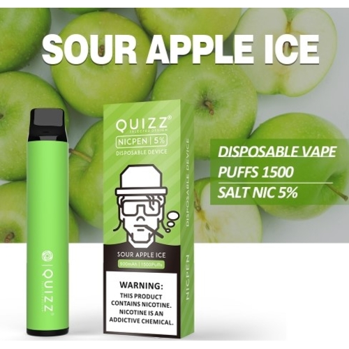 Одноразовая электронная сигарета Quizz 1500 Puffs