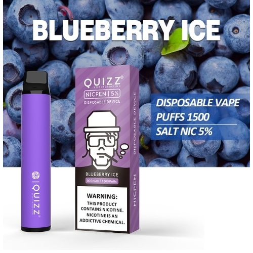 Одноразовая электронная сигарета Quizz 1500 Puffs