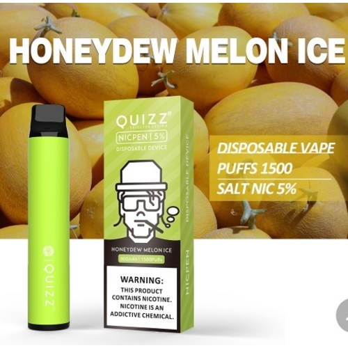 Одноразовая электронная сигарета Quizz 1500 Puffs