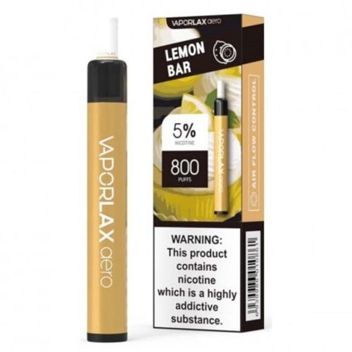 Одноразова електронна сигарета Vaporlax Aero 800 Puffs
