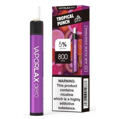 Одноразова електронна сигарета Vaporlax Aero 800 Puffs
