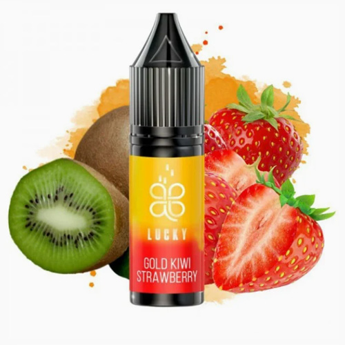 Жидкость Lucky Salt 15мл (Gold Kiwi Strawberry)