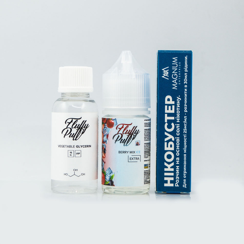 Набір Fluffy Puff Salt 30мл (Berry Mix Ice)