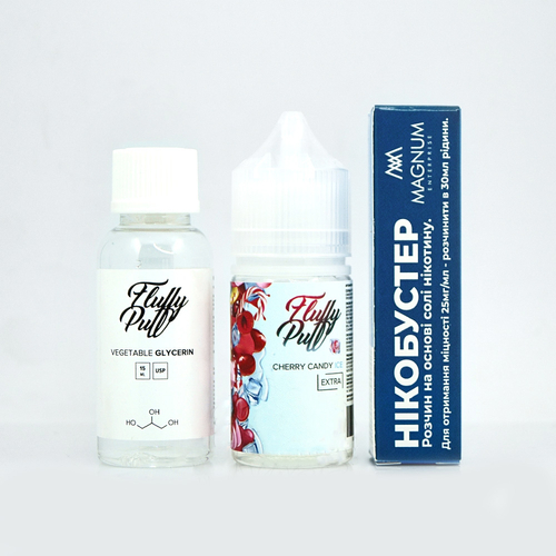 Набор Fluffy Puff Salt 30мл (Cherry Candy Ice)
