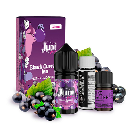 Набор Juni Mix Salt 30мл (Black Currant Ice)