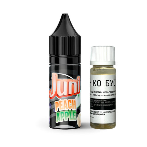 Набір Juni Silver Ice Salt 15мл (Peach Apple)