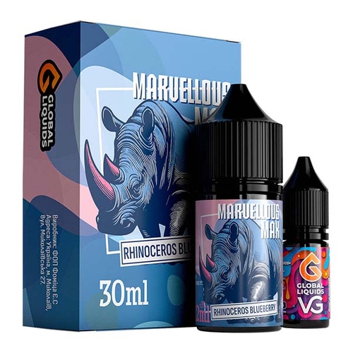 Набір Marvellous MAX Salt 30мл (Rhinoceros Blueberry)