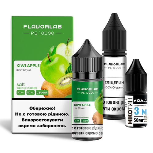 Набір PE10000 Salt 30мл (Kiwi Apple)