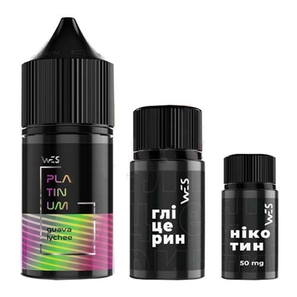 Набір WES Platinum Salt 30мл (Guava Lychee)