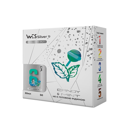Набір WES Silver Salt 30мл (Mint Candy)