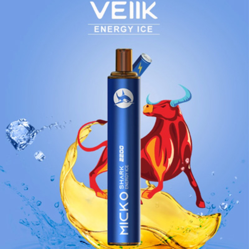 Одноразова електронна сигарета VEIIK Micko Shark 2200 Puffs Одноразова електронна сигарета VEIIK Micko Shark 2200 Puffs