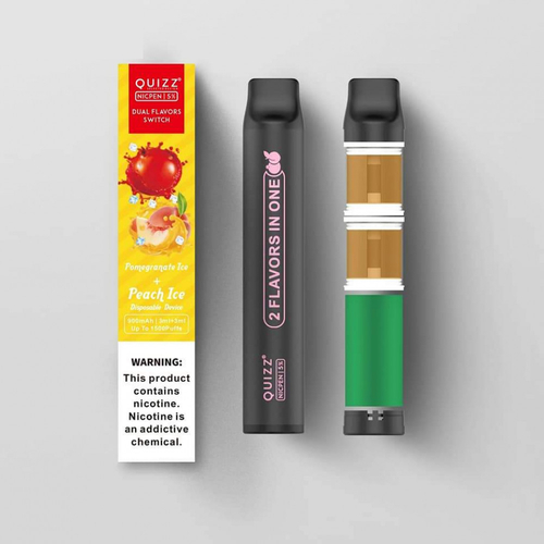 Одноразовая электронная сигарета Quizz Dual Flavor Switch 1800 Puffs