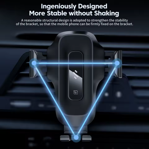 Адаптер для авто Toocki Wireless Charging Car Holder 15W (Black)
