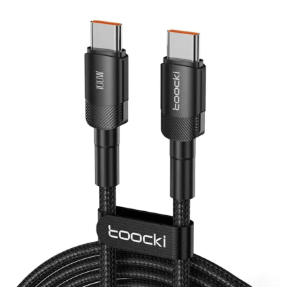 Кабель Toocki Fast Charging Data Cable C-C 100W 1m (Black)