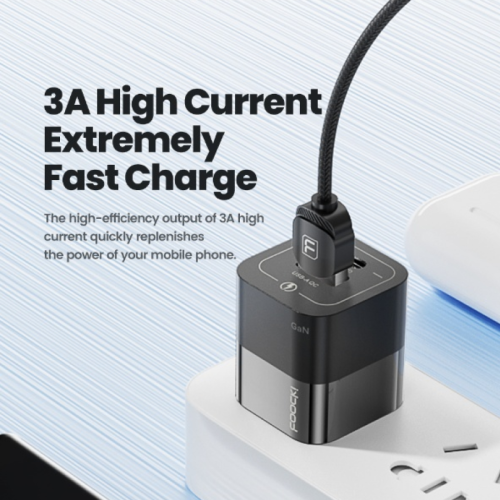 Кабель Toocki Magnetic Fast Charging Cable 3A 0.5m (Black)