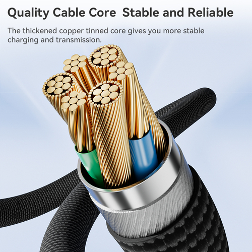 Кабель Toocki Transparent Fast Charging Data Cable C-C 100W/5A 2m (Grey)