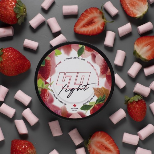 Табак для кальяна 420 Light 100g (Маршмеллоу Клубничный)