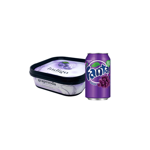 Табак для кальяна Кальянная чайная смесь Indigo 100g (Grapesoda)