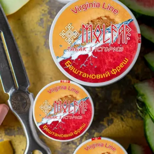 Табак для кальяна Molfar Virginia Line 100g (Баштановый Фреш)