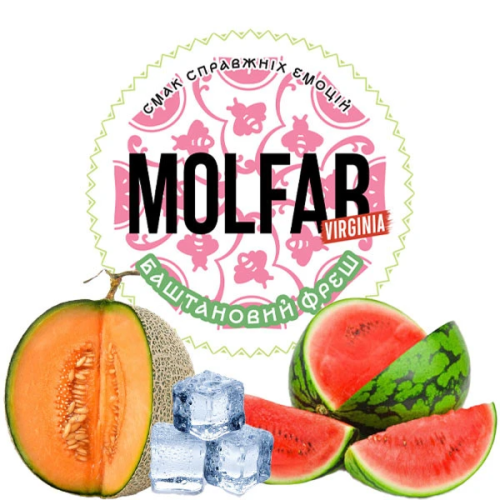 Табак для кальяна Molfar Virginia Line 60g (Баштановий Фреш)