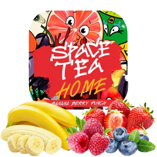 Табак для кальяна Кальянная чайная смесь Space Tea Home 40g (Banana Berry Punch)