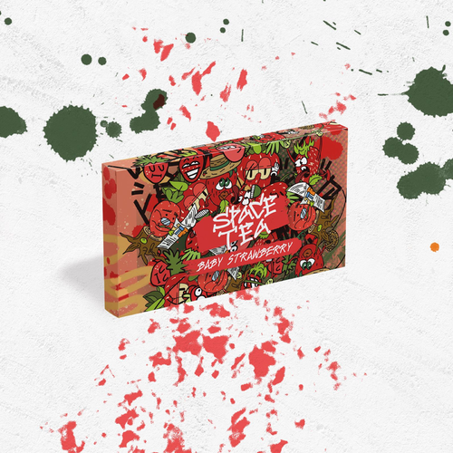 Табак для кальяна Кальянная чайная смесь Space Tea 40g (Baby Strawberry)
