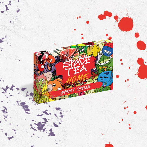 Табак для кальяна Кальянная чайная смесь Space Tea Home 40g (Berry Cream)