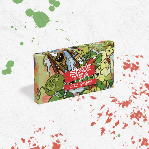 Табак для кальяна Кальянная чайная смесь Space Tea 40g (Cool Grape)