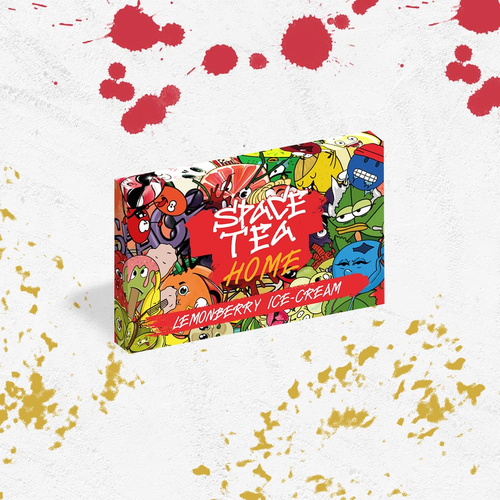 Табак для кальяна Кальянная чайная смесь Space Tea Home 40g (Lemonberry Ice-Cream)