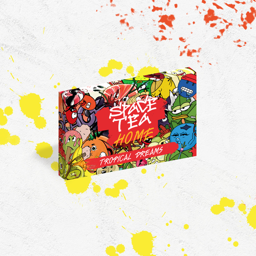 Табак для кальяна Кальянная чайная смесь Space Tea Home 40g (Tropical Dreams)