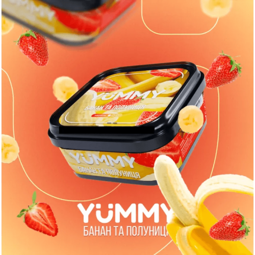 Табак для кальяна Yummy 250g (Банан Та Полуниця)