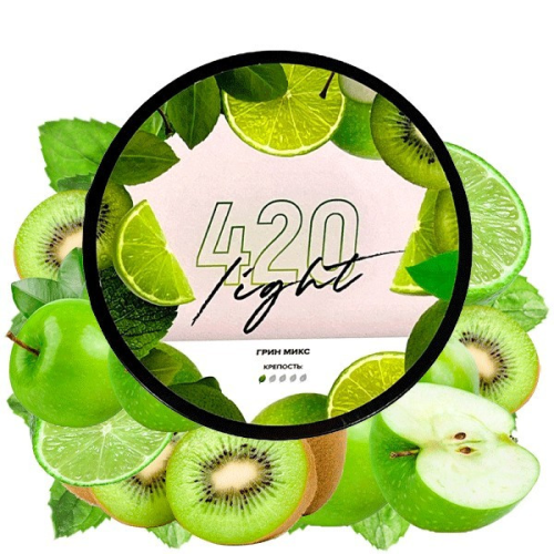 Табак для кальяну 420 Light 100g (Грін Мікс)