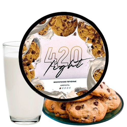 Табак для кальяна 420 Light 100g (Молочное Печенье)