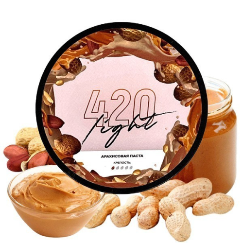 Табак для кальяна 420 Light 100g (Арахисовая Паста)