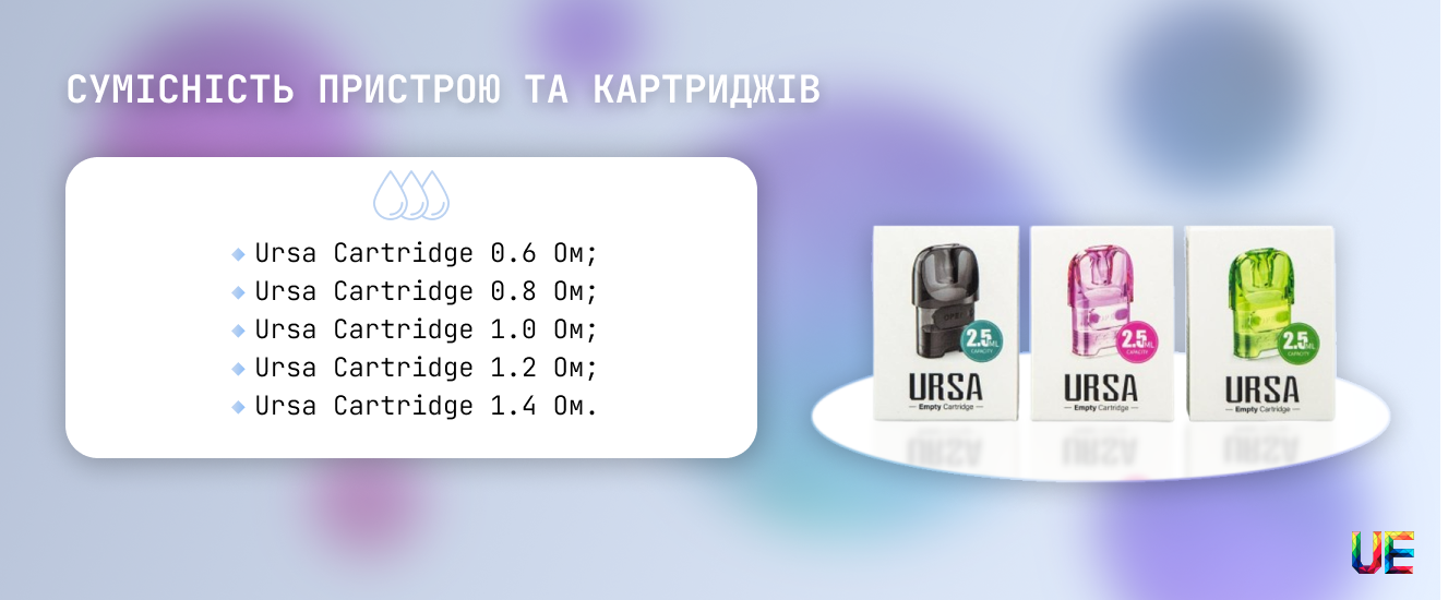 Сумісні змінні елементи для Lost Vape Ursa Baby 2