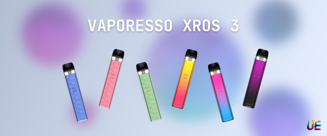 Зовнішній вигляд і дизайн електронної сигарети Vaporesso XROS 3