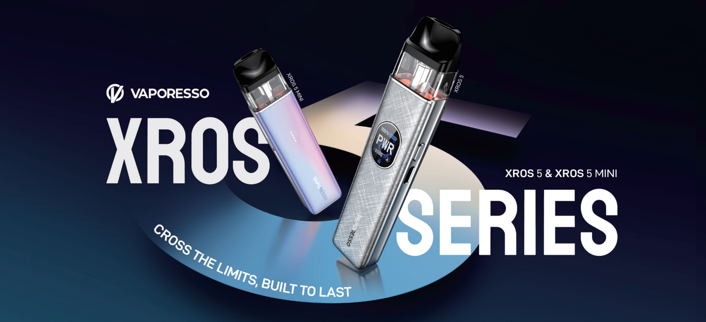 Зовнішній вигляд і кольоровий дисплей Vaporesso XROS 5 Pod Kit
